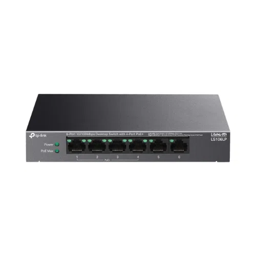 Switch poe 4 cổng tp-link LS106LP 1 Switch poe 4 cổng tp-link LS106LP