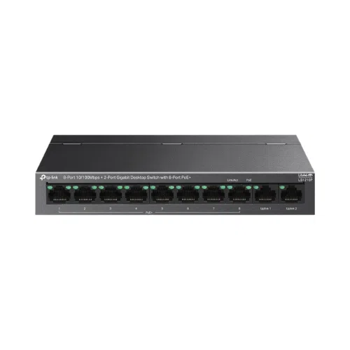 Switch poe 8 cổng tp-link LS1210P 1 Switch poe 8 cổng tp-link LS1210P